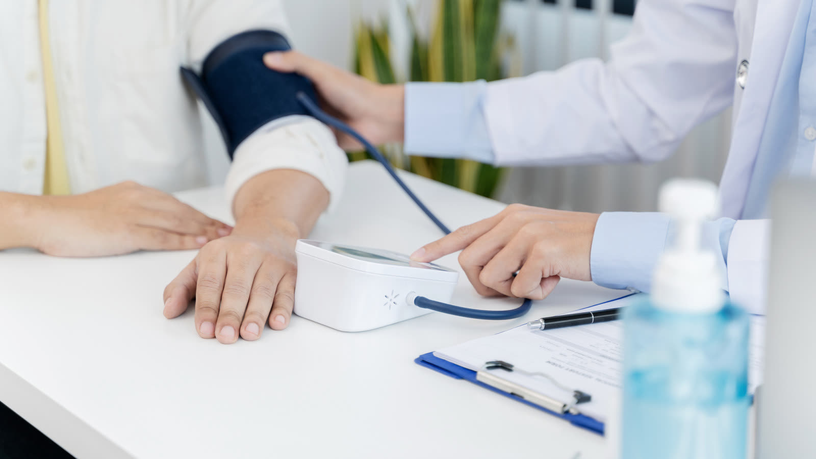 Doctor meeting with a patient