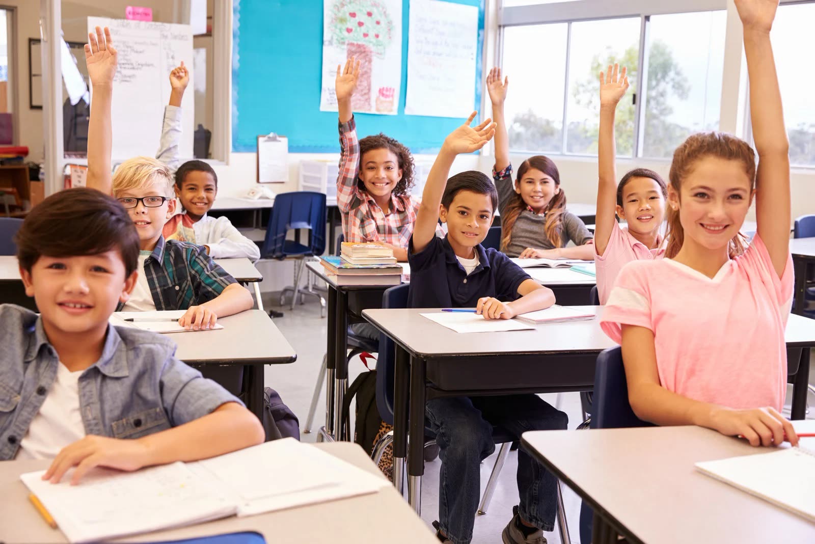 Elementary school classroom