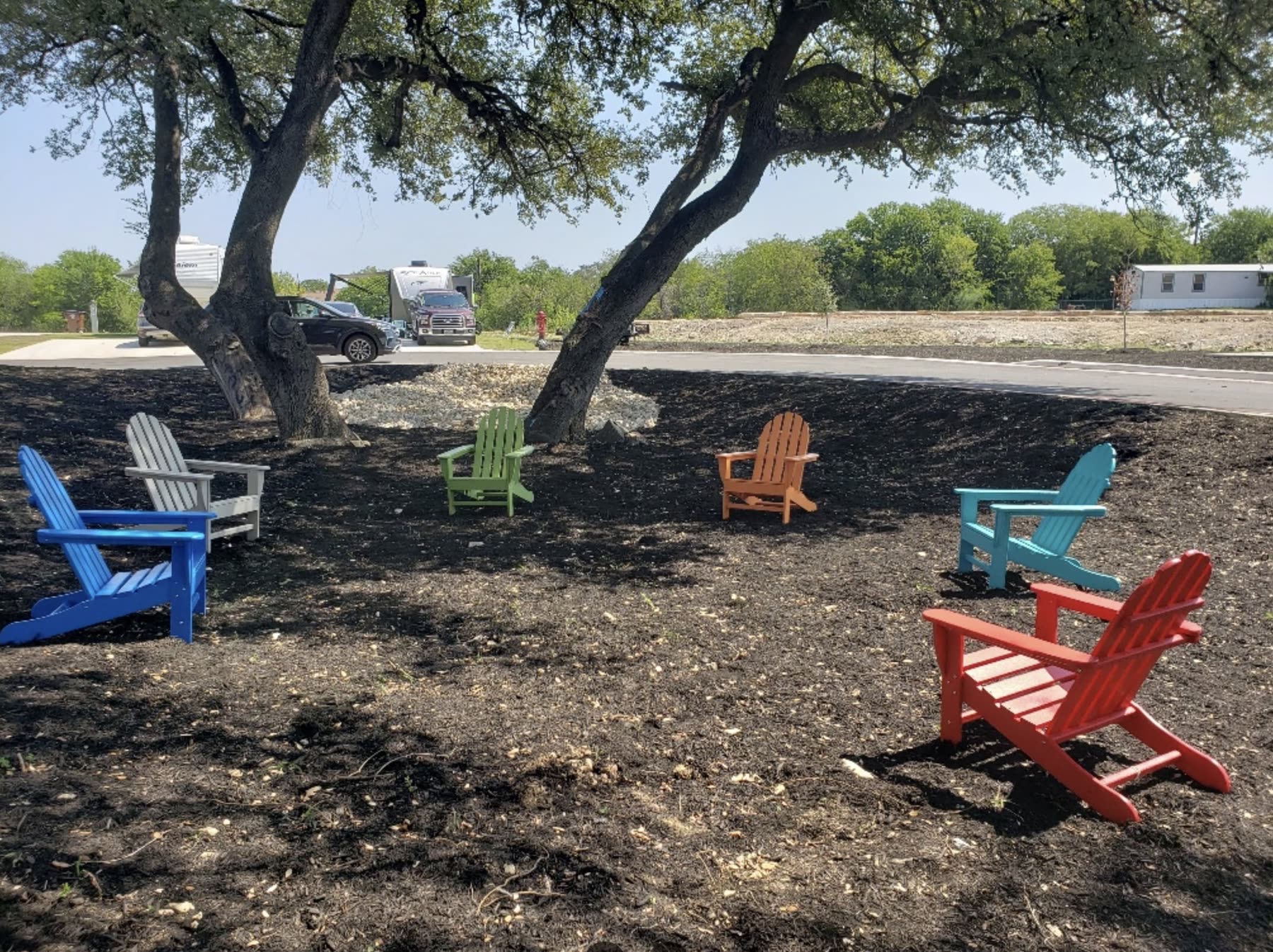 Manufactured homes on landscaped lots