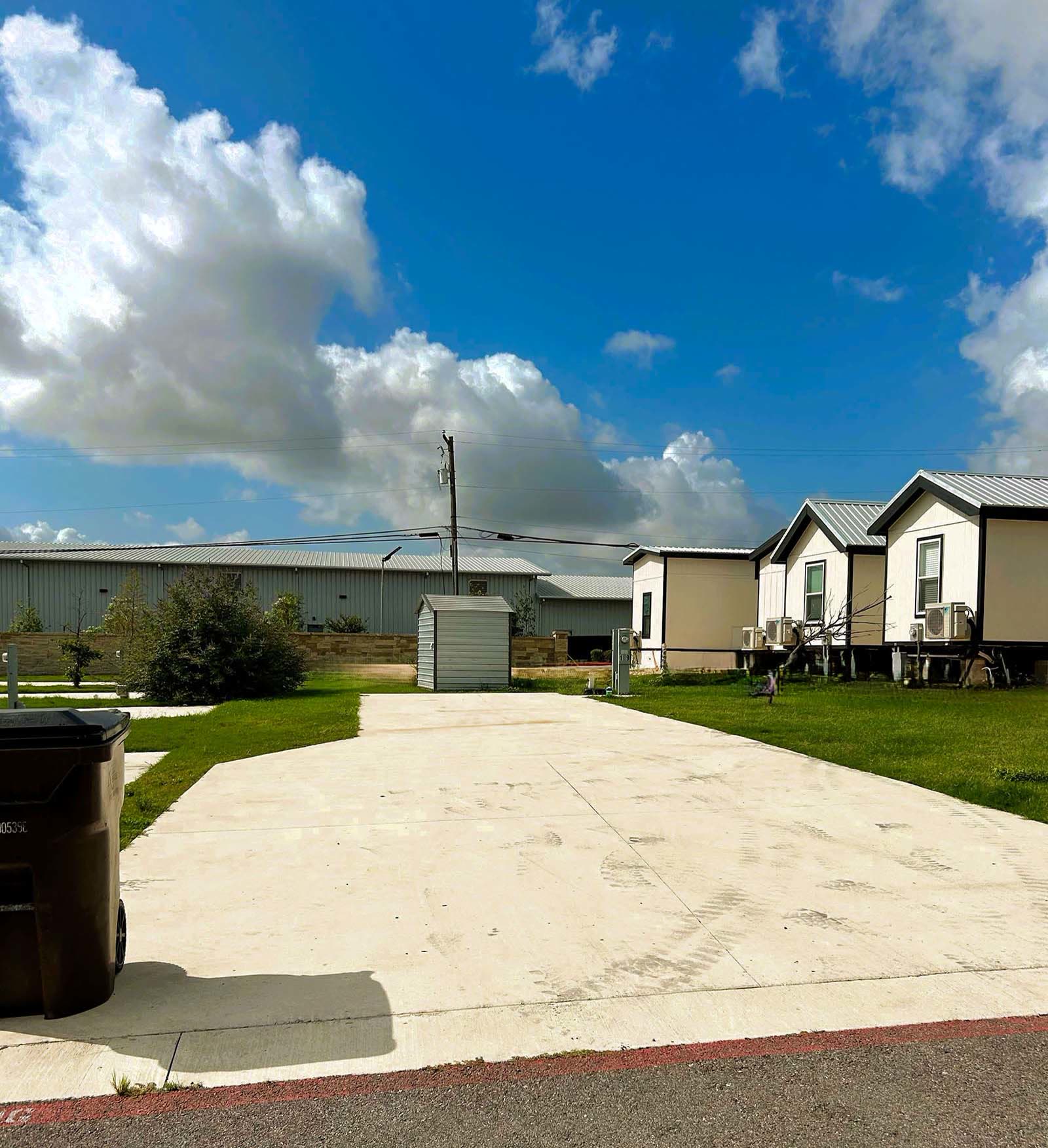 Nightly RV site with hookups at Blessing Community
